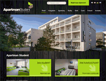 Tablet Screenshot of apartmanstudent.cz